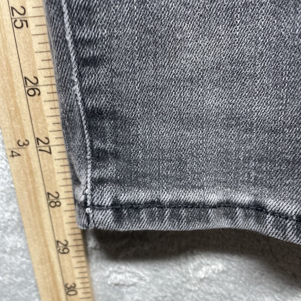 American Eagle Jeans Mens 29x30 Grey Slim Straight Flex Grunge - Picture 7 of 7